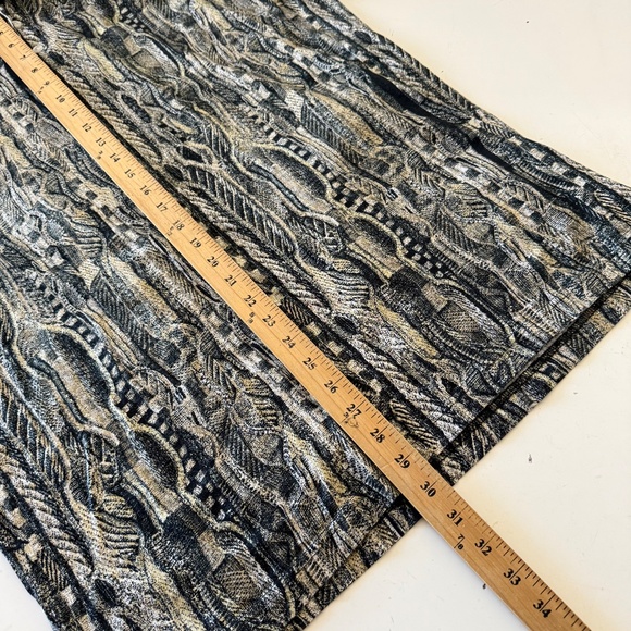 Tundra Canada Vtg 90s Coogie Style Neutral Print Collared Polo Shirt Mens LARGE - Picture 6 of 6